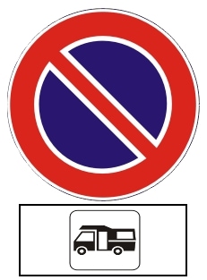 divieto sosta autocaravan